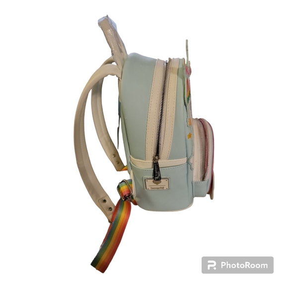 Carebears 40th Anniversary Loungefly Bag & Matching Wallet New with Tags - Picture 7 of 12